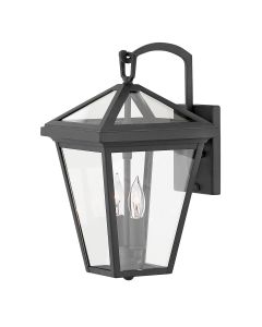 Alford Place 2 Light Small Wall Lantern - Museum Black