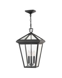 Alford Place 3 Light Large Chain Lantern - Museum Black