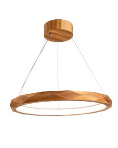 Angular Facet Ring LED Pendant