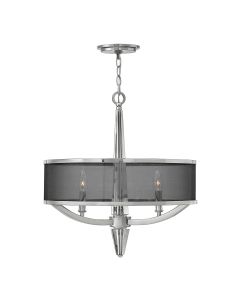 Ascher 3 Light Pendant - Polished Nickel