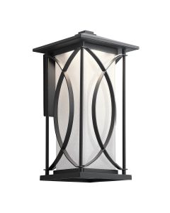 Ashbern 1 Light Large Wall Lantern - Textured Black