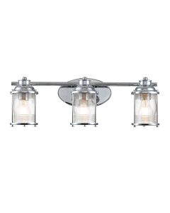 Ashland Bay 3 Light Wall Light - Polished Chrome