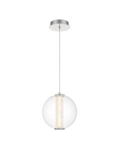 Atomo 1 Lt Adjustable Pendant - Polished Chrome