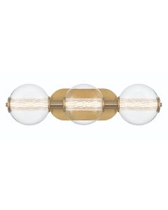 Atomo 3 Lt Wall Light - Gold