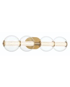 Atomo 4 Lt Wall Light - Gold