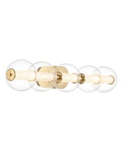 Atomo 5 Lt Wall Light - Gold