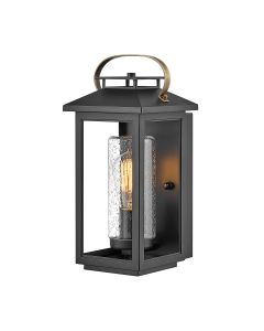 Atwater 1 Light Small Wall Lantern - Black