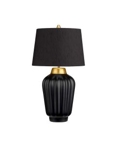 Bexley 1 Light Table Lamp - Black & Brushed Brass