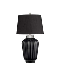 Bexley 1 Light Table Lamp - Black & Polished Nickel