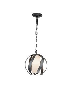 Blacksmith 1 Light Outdoor Pendant - Old Black