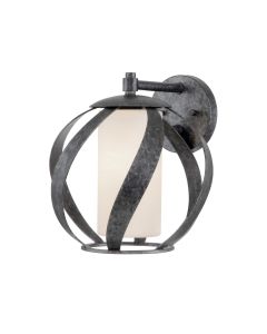 Blacksmith 1 Light Outdoor Wall Light - Old Black