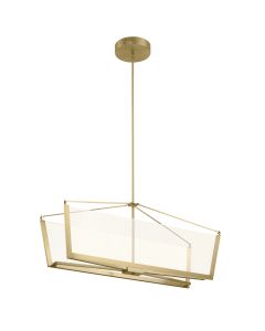 Calters LED Isle Pendant - Champagne Gold