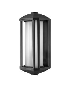 Castelle 1 Light Medium Wall Lantern - Black