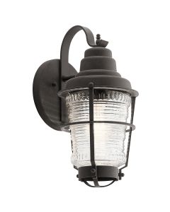 Chance Harbor 1 Light Small Wall Lantern - Weathered Zinc