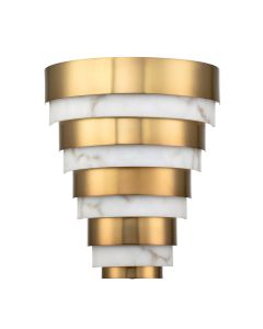 Echelon LED Wall Light - Heritage Brass