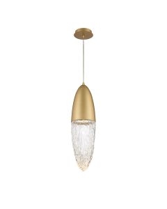 Ecrou Pendant - Matte Gold