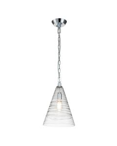 Elmore 1 Light Pendant - Polished Chrome