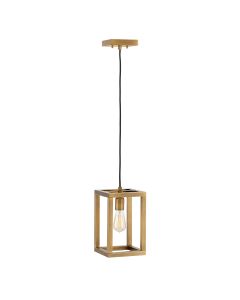 Ensemble 1 Light Pendant - Brushed Bronze