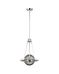 Harper 1 Light Pendant - Polished Nickel