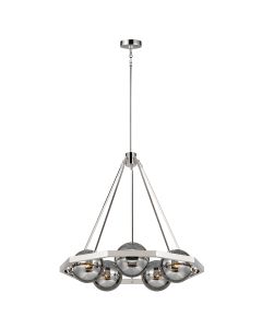 Harper 5 Light Chandelier - Polished Nickel