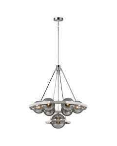 Harper 7 Light Chandelier - Polished Nickel