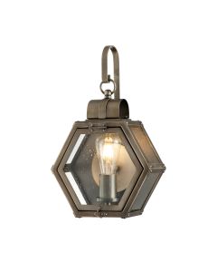 Heath 1 Light Small Wall Lantern - Burnished Bronze