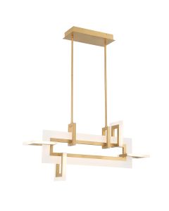 Inizio Linear Pendant Small - Matte Gold