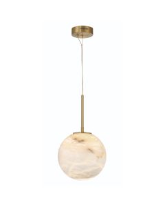 Kepler Alabaster Pendant Medium - Gold