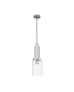 Kimrose 1 Light Mini Pendant - Polished Nickel