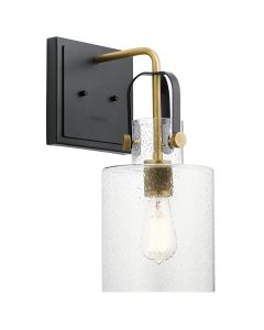 Kitner 1 Light Wall Light - Natural Brass