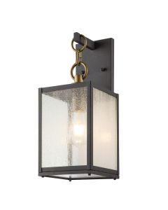 Lahden 1 Light Medium Wall Lantern - Weathered Zinc