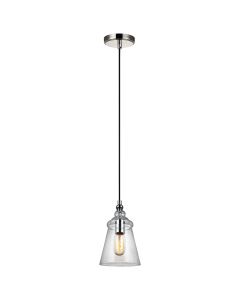 Loras 1 Light Mini Pendant - Chrome