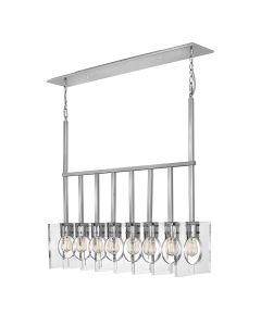 Ludlow 8 Light Pendant - Polished Nickel