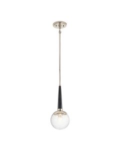 Marilyn 1 Light Pendant - Polished Nickel