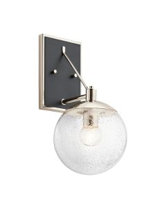 Marilyn 1 Light Wall Light - Polished Nickel