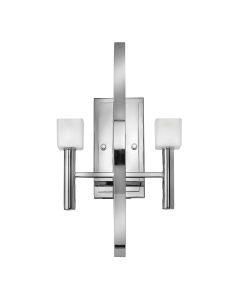 Mondo 2 Light Wall Light - Polished Chrome