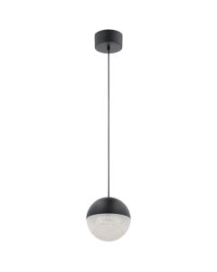 Moonlit LED Mini Pendant - Matte Black