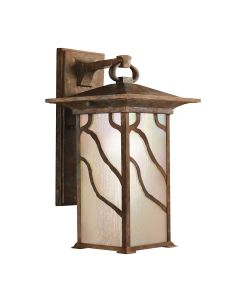 Morris 1 Light Large Wall Lantern - Distressed Copper