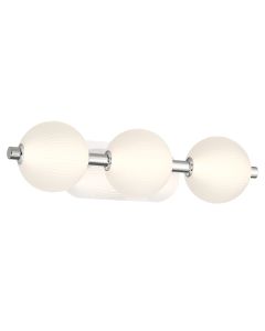 Palmas 3 Lt Wall Light - Polished Nickel