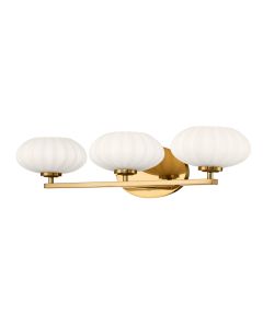 Pim 3 Light Wall Light - Fox Gold