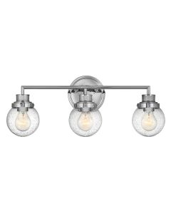 Poppy 3 Light Wall Light - Polished Chrome