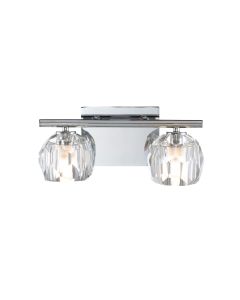 Regalia 2 Light Wall Light - Polished Chrome