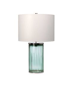 Reno Table Lamp - Green - Polished Nickel