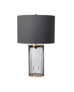 Reno Table Lamp - Smoke - Aged Brass