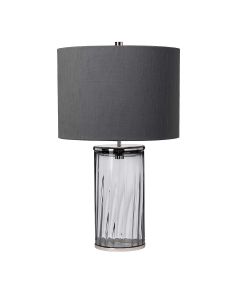 Reno Table Lamp - Smoke - Polished Nickel