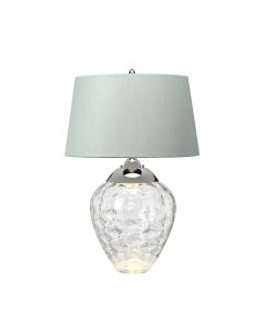 Samara Table Lamp - Clear - Polished Nickel