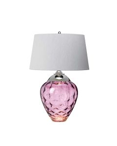 Samara Table Lamp - Plum - Polished Nickel