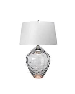 Samara Table Lamp - Smoke - Polished Nickel