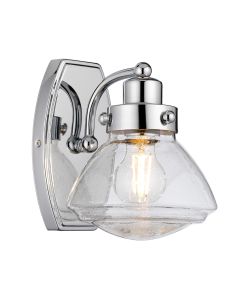 Scholar 1 Light Wall Light - Polished Chrome