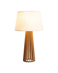 Slatted 1 Light Table Lamp - BASE ONLY